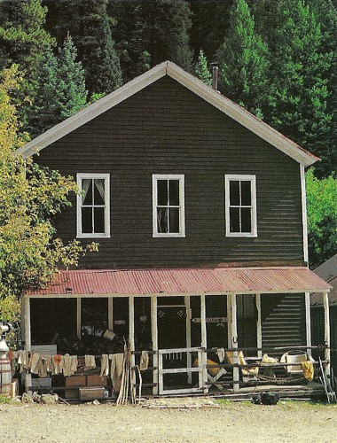 The Exchange Hotel, the best-preserved of Bland’s original buildings, still occupied by the village caretaker. Photo by Joe Wise.